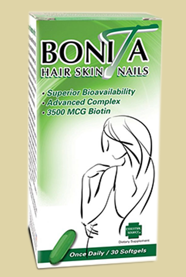 Bonita Hair, Skin, and Nails by Essential Source - 90 Softgels - Click Image to Close